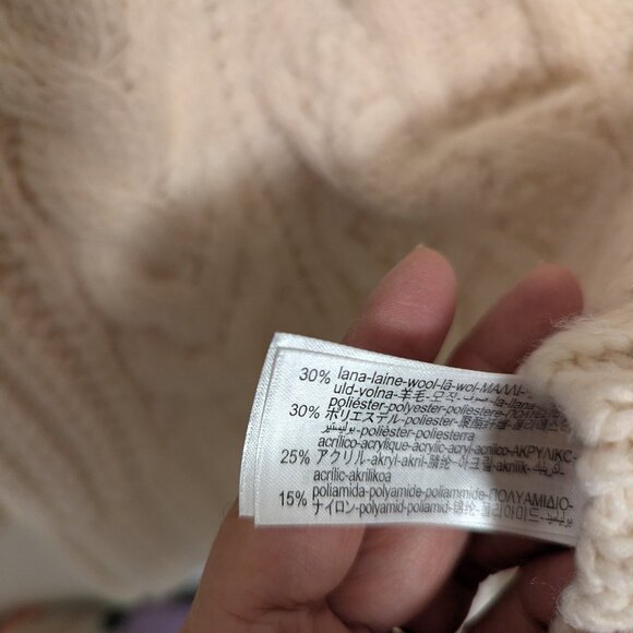 Zara Cable Knit Turtleneck Sweater - Picture 7 of 7